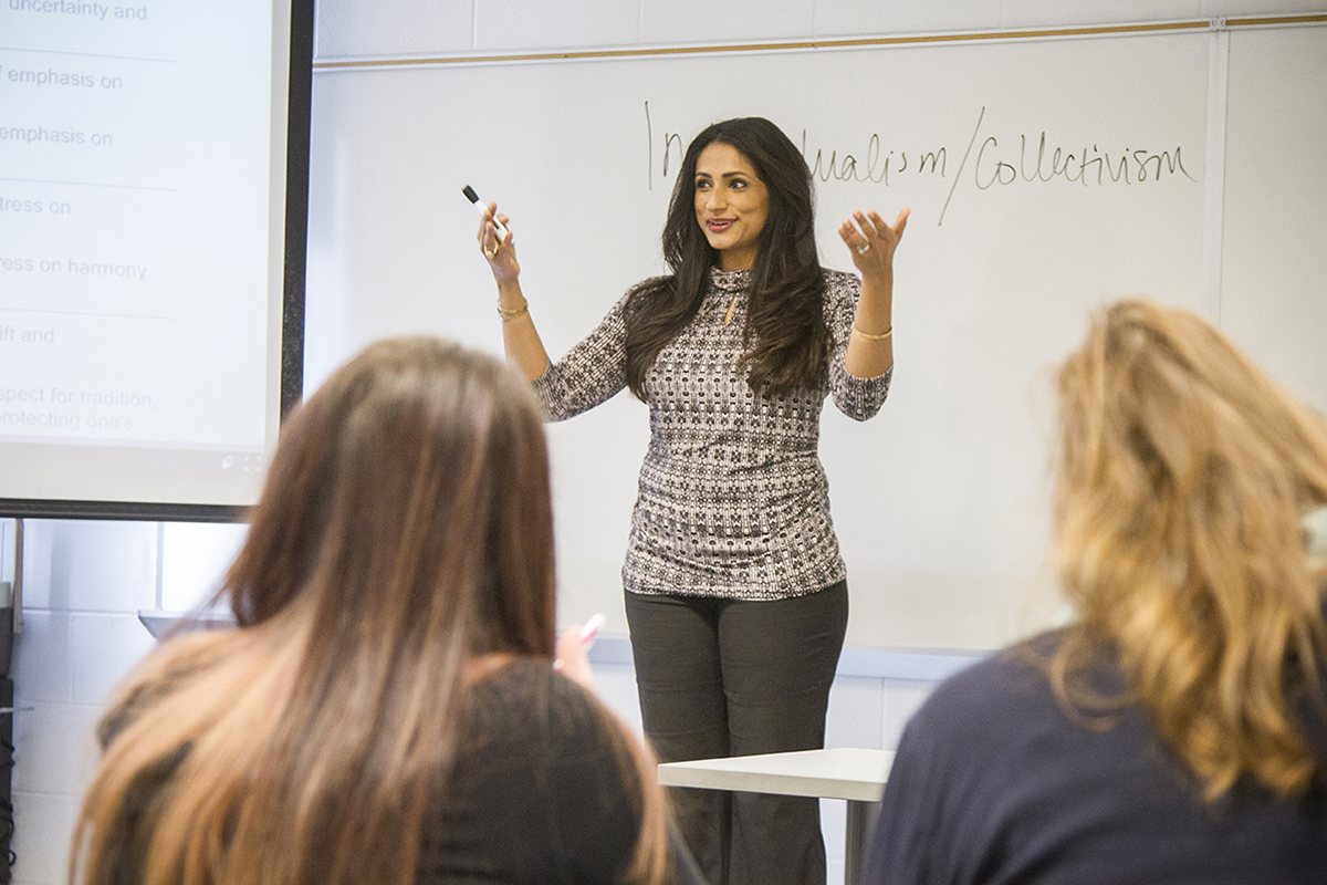 Female Instructor Teaching